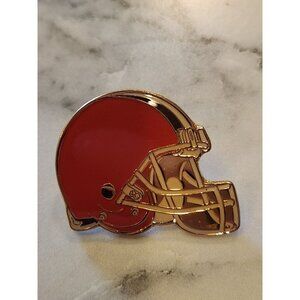 Cleveland Browns NFL Football Helmet Pin Red & Gold Tone Wincraft